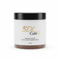 Exfoliante de Café BDL Café - Tarro blanco con tapadera negra